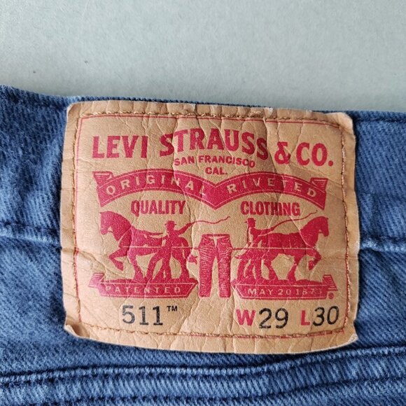 Levi's 511 Mid-Rise Skinny Leg Stretch Ankle Denim Jeans Size 29 Women - Picture 10 of 14